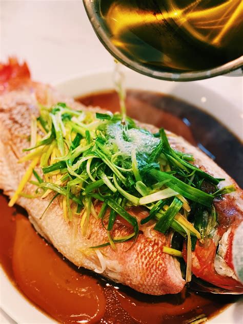 Chinese Steamed Fish .
